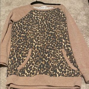 Long sleeve cheetah shirt
